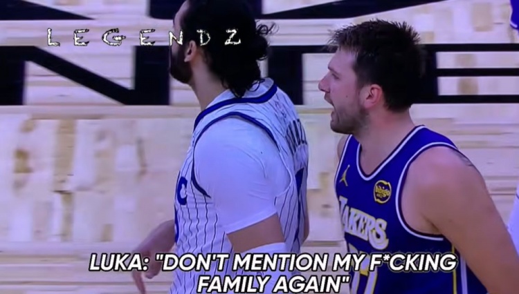 东契奇因家人言论与比塔泽激烈冲突 领第16次技犯下场禁赛