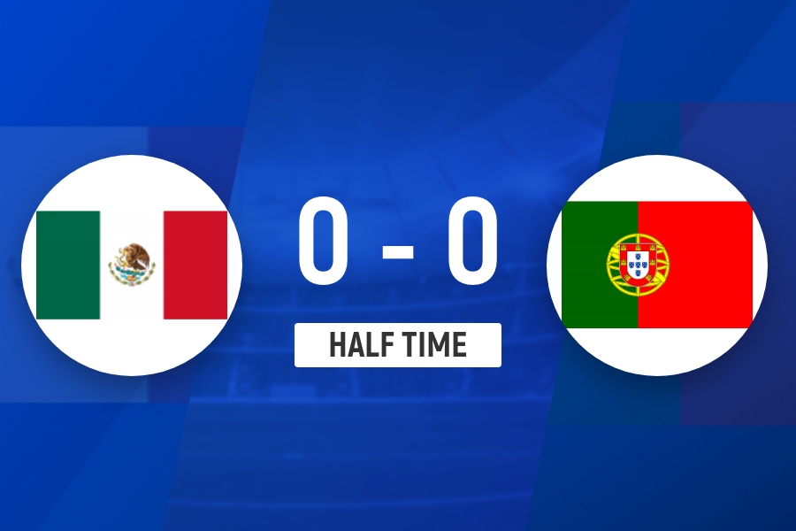 葡萄牙半场围攻无果 拉莫斯中柱菲利克斯吊射失机 葡萄牙半场围攻无果 拉莫斯中柱菲利克斯吊射失机