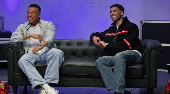 阿什拉夫脱口秀调侃姆巴佩恋情 证实其与西班牙女演员交往