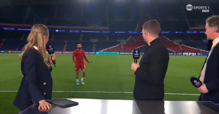 萨拉赫欧冠遭弃用 赛后拒访仅与杰拉德握手