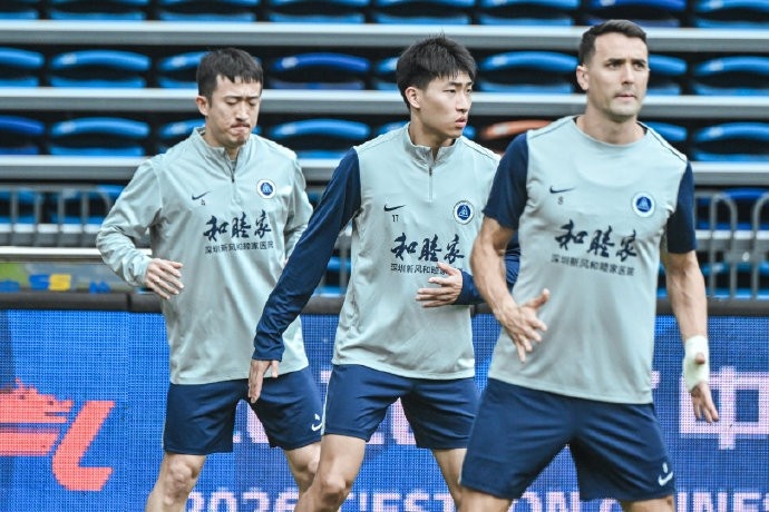 深圳队赛前最后一练 全员合练状态稳定 深圳队赛前最后一练 全员合练状态稳定