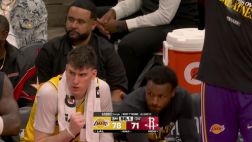 12秒6分惊天逆转 湖人加时胜火箭夺赛点 老詹29+13 申京33+16