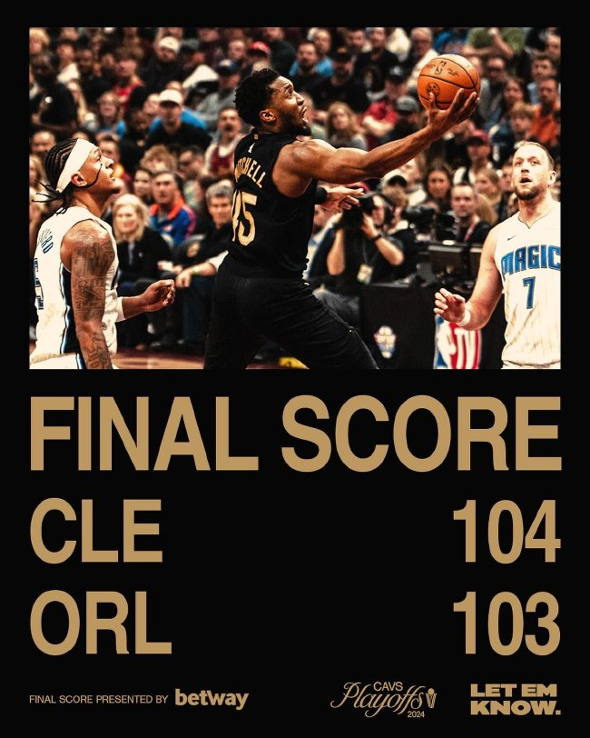 班凯罗39分徒劳 米切尔28分率骑士3-2取赛点